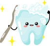 diente cepillandose Odontopediatría